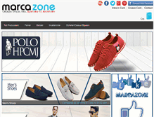 Tablet Screenshot of marcazone.com
